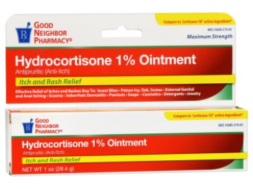 HYDROCORTISONE CREAM 1% 1 OZ TUBE - Hydrocortisone